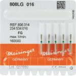 Diamanten 808L, gyémántcsiszoló, zöld, ISO 016, FG, 5 darab