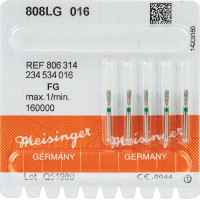 Diamanten 808L, gyémántcsiszoló, zöld, ISO 016, FG, 5 darab