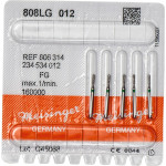 Diamanten 808L, gyémántcsiszoló, zöld, ISO 012, FG, 5 darab