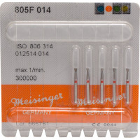 Diamanten 805, gyémántcsiszoló, piros, ISO 014, FG, 5 darab