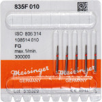 Diamanten 835, gyémántcsiszoló, piros ISO 010, FG, 5 darab