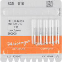 Diamanten 835, gyémántcsiszoló, kék, ISO 010, FG, 5 darab