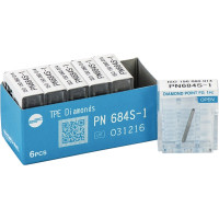 TPE Diamant FG 684, gyémántcsiszoló, zöld ISO 014, kurz, 6 darab