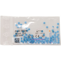 Endo stops, (3,5 x 1 mm), kék, Szilikon, 100 darab