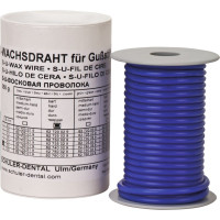 S-U-WACHSDRAHT Rolle 250 g blau, Ø 5 mm, hart