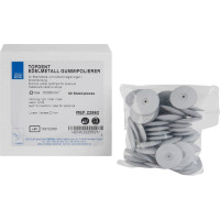 Polírozó (Fém) (W), szereletlen ISO 220 Lencse, közepes, Gumi, 60 darab
