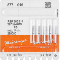 Diamanten 877, gyémántcsiszoló, kék, ISO 016, FG, 5 darab