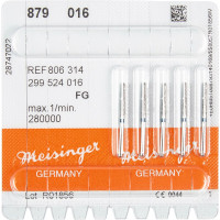 Diamanten 879, gyémántcsiszoló, kék, ISO 016, FG, 5 darab