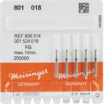 Diamanten 801, gyémántcsiszoló, kék, ISO 018, FG, 5 darab