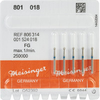 Diamanten 801, gyémántcsiszoló, kék, ISO 018, FG, 5 darab