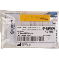 hf Elektrodenansätze - 1 db, sárga, Nr. 2 - 452404