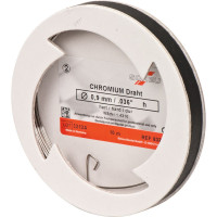 CHROMIUM Spulendraht Labor, 10-es csomag, m Spule Stärke 0,9 mm, hart