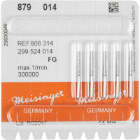 Diamanten 879, gyémántcsiszoló, kék, ISO 014, FG, 5 darab