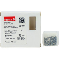 Reto-Minipin - csomag 100 Stifte Titan .017'/0,5 mm - 2030-100