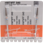 HM-Fräser, (frézer), 79FF, kék, narancs, ISO 040, HP, 2 darab