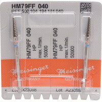 HM-Fräser, (frézer), 79FF, kék, narancs, ISO 040, HP, 2 darab