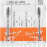 Black Cobra HM 250, frézer, kék ISO 040, HP, 2 darab