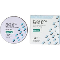 Inlay Wax, Inlay viasz, Doboz, zöld, középkemény, 40 g, 1 darab