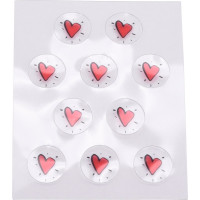 Képek fogszabályozó készülékbe (Heart), 20 darab