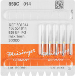 Diamanten 859 Packung 5 Diamanten gelb ISO 014, FG