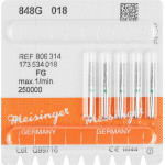 Diamanten 848, gyémántcsiszoló, zöld, ISO 018, FG, 5 darab
