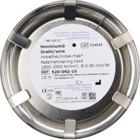 Noninium® Draht Rolle rund, federhart, Ø 0,9 mm