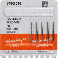 Diamanten 848 Packung 5 Diamanten grün ISO 016, FG