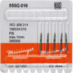 Diamanten 855, gyémántcsiszoló, zöld, ISO 016, FG, 5 darab