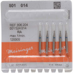 Diamanten 801, gyémántcsiszoló, kék, ISO 014, RA, 5 darab