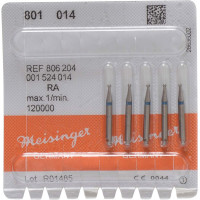 Diamanten 801, gyémántcsiszoló, kék, ISO 014, RA, 5 darab