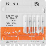 Diamanten 801, gyémántcsiszoló, kék, ISO 010, FGXL, 5 darab