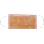 Monoart® Mundschutz Protection 3 - Box 50 db mit Gummizug, orange - 217115