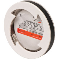 CHROMIUM Spulendraht Laborpackung 30 m Spule Stärke 0,7 mm, federhart