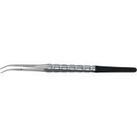 Mikrochirurgische Pinzetten - 1 db, kék gebogen, 18 cm - TPDSCPV