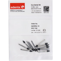 Exa Dental, polírozó, univerzális, fekete, ISO 030, RA, 12 darab
