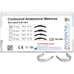 Anatomische Matrizen - 30 darabos csomag, für Prämolare, MOD Kavität - 6115 Anatomische Matrizen - 30 darabos csomag, für Prämolare, MOD Kavität - 6115