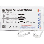 Anatomische Matrizen - 30 darabos csomag, für Molare, MO Kavität - 6119 Anatomische Matrizen - 30 darabos csomag, für Molare, MO Kavität - 6119