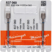 Diamanten 837, gyémántcsiszoló, kék, ISO 060, HP, 2 darab