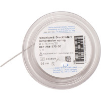 remanium® Druckfeder Rolle Druckfeder Länge 1 m, Ø 0,70 mm