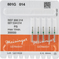 Diamanten 801 Packung 5 darab, grün ISO 014, FG