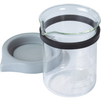 Easyclean tartozék, 1 darab, Reinigungsglas 600 ml, Deckel mit Ring