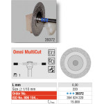 Omni MultiCut Diamantscheibe, 1 darab, Länge 0,3 mm, Ø 22 mm