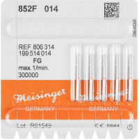 Diamanten 852, gyémántcsiszoló, zöld, ISO 023, FG, 5 darab