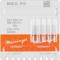 Diamanten 802L, gyémántcsiszoló, zöld, ISO 012, FG, 5 darab