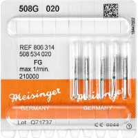 Diamanten 508, gyémántcsiszoló, zöld, ISO 020, FG, 5 darab