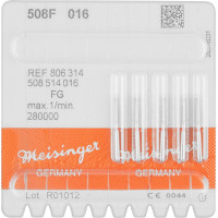 Diamanten 508, gyémántcsiszoló, piros, ISO 016, FG, 5 darab