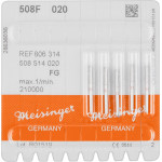 Diamanten 508, gyémántcsiszoló, piros, ISO 020, FG, 5 darab