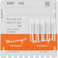 Diamanten 508, gyémántcsiszoló, piros, ISO 020, FG, 5 darab