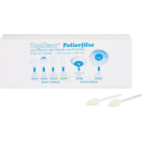 TOPDENT® Polierfilze Packung 12 Stück kleine Flamme, Láng, 12 darab