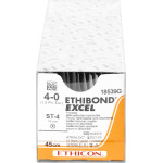 ETHIBOND EXCEL - 12 darabos csomag, zöld, 45 cm, ST4, USP 4-0, Stärke 1,5 - 18539G ETHIBOND EXCEL - 12 darabos csomag, zöld, 45 cm, ST4, USP 4-0, Stärke 1,5 - 18539G